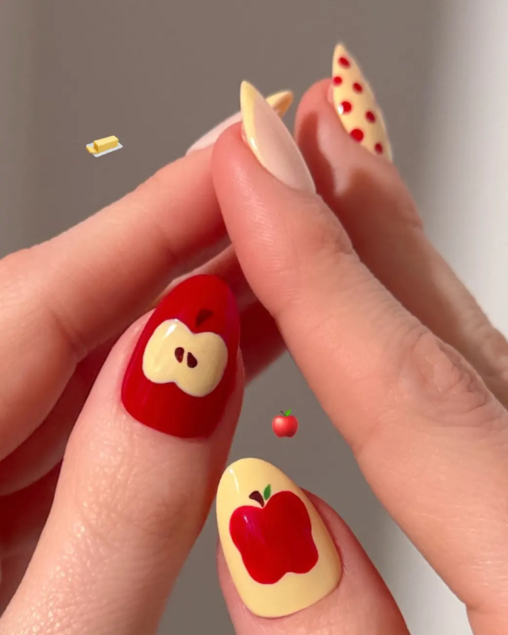 Apple Picking Nails Art Main View