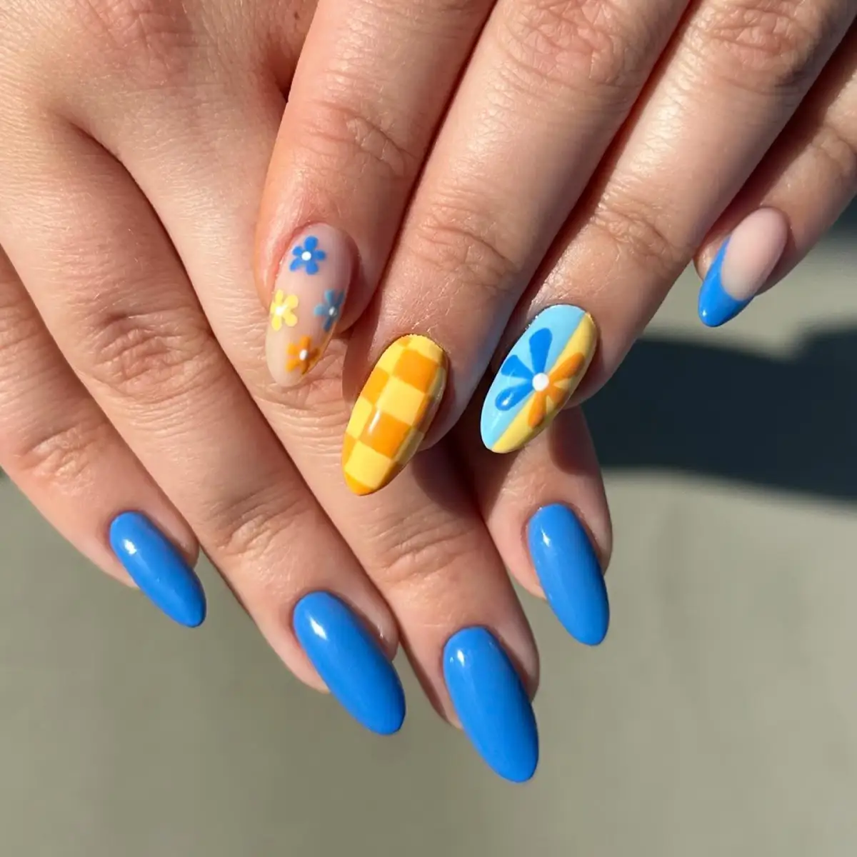 Blue Yellow Blooms Thumbnail 2
