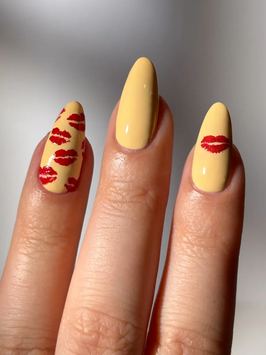 Butter Yellow Kiss Nails Thumbnail 3