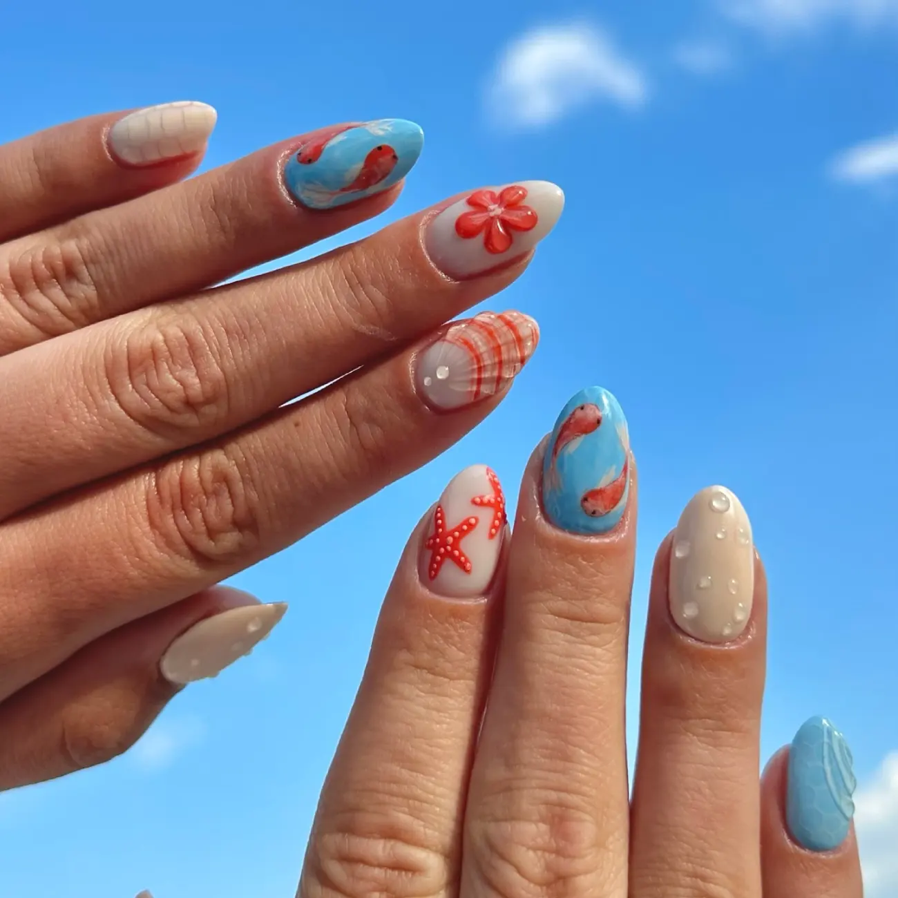 Coastal Koi Nails Thumbnail 2