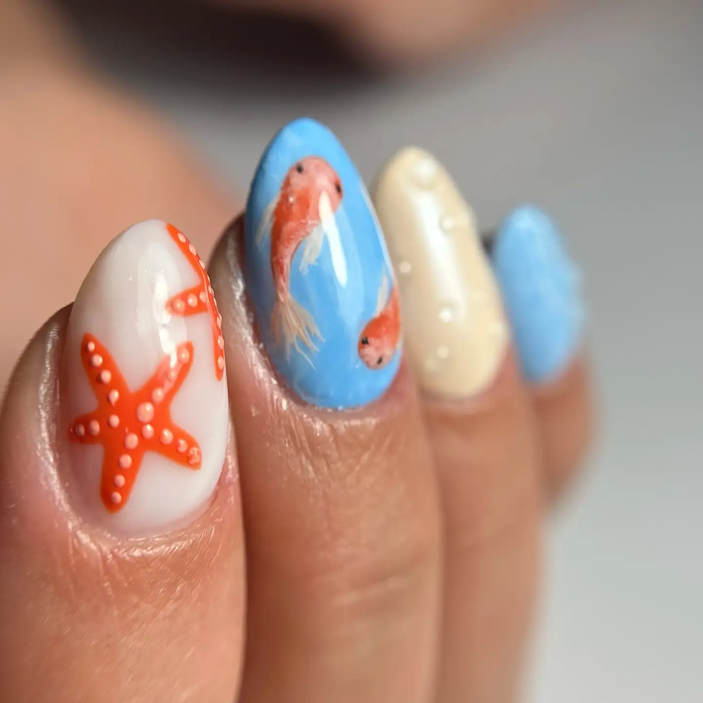 Coastal Koi Nails Thumbnail 4