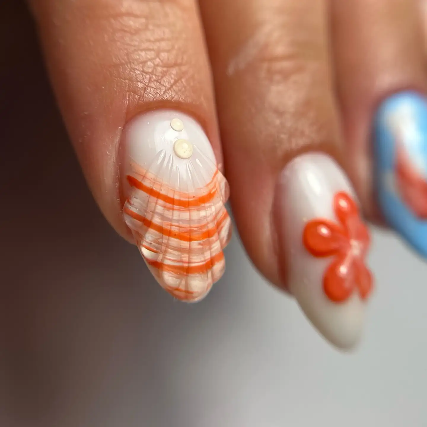 Coastal Koi Nails Art Main View