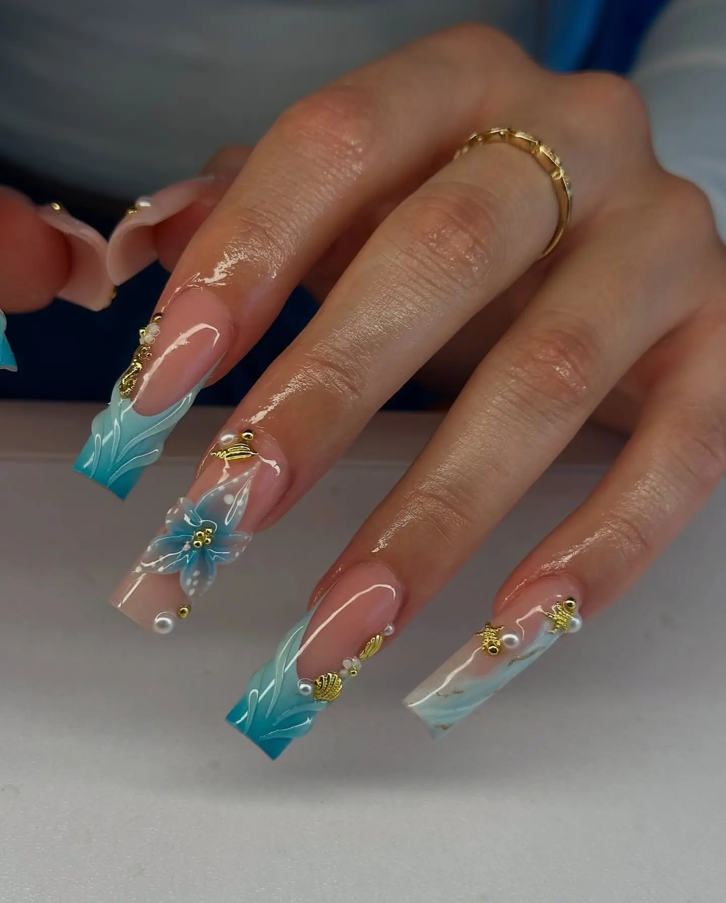 Coastal Princess Nails View