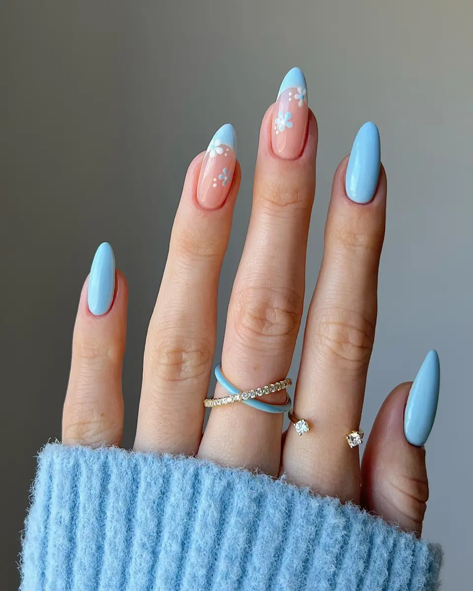 Baby Blue Flowers style Thumbnail 2