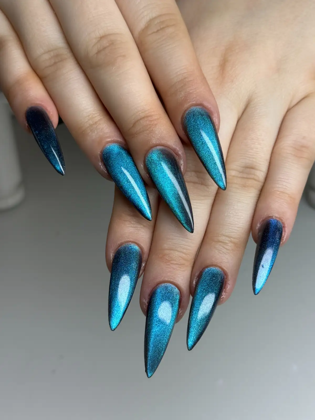 Blue Cat Eye Stilettos Thumbnail 2