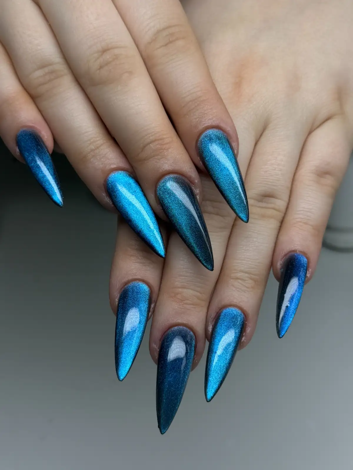 Blue Cat Eye Stilettos Thumbnail 4