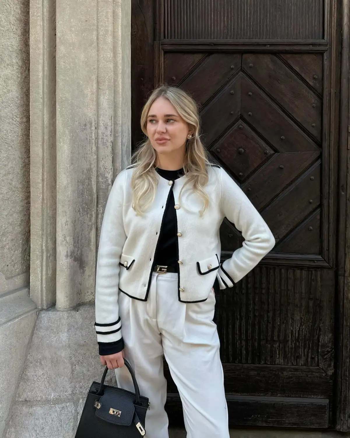 Cropped Tweed Jacket Thumbnail 4