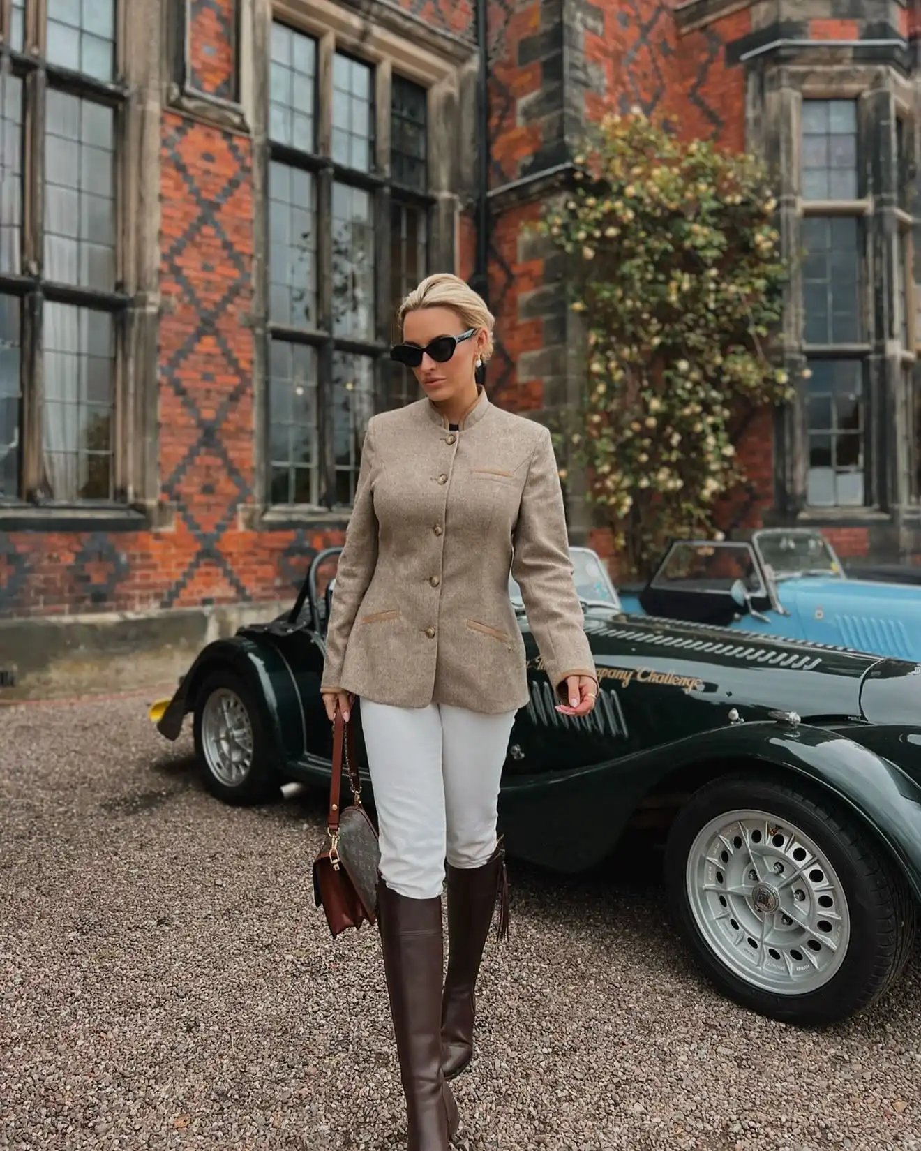 Equestrian Jacket Riding Boots Outfit