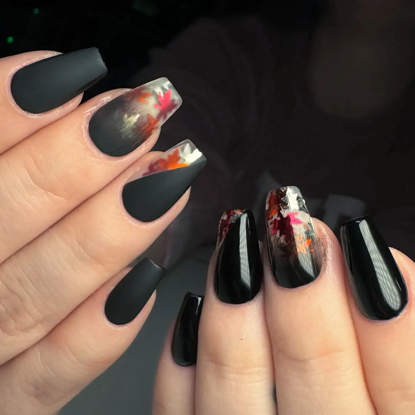 Matte Navy Stilettos Thumbnail 2