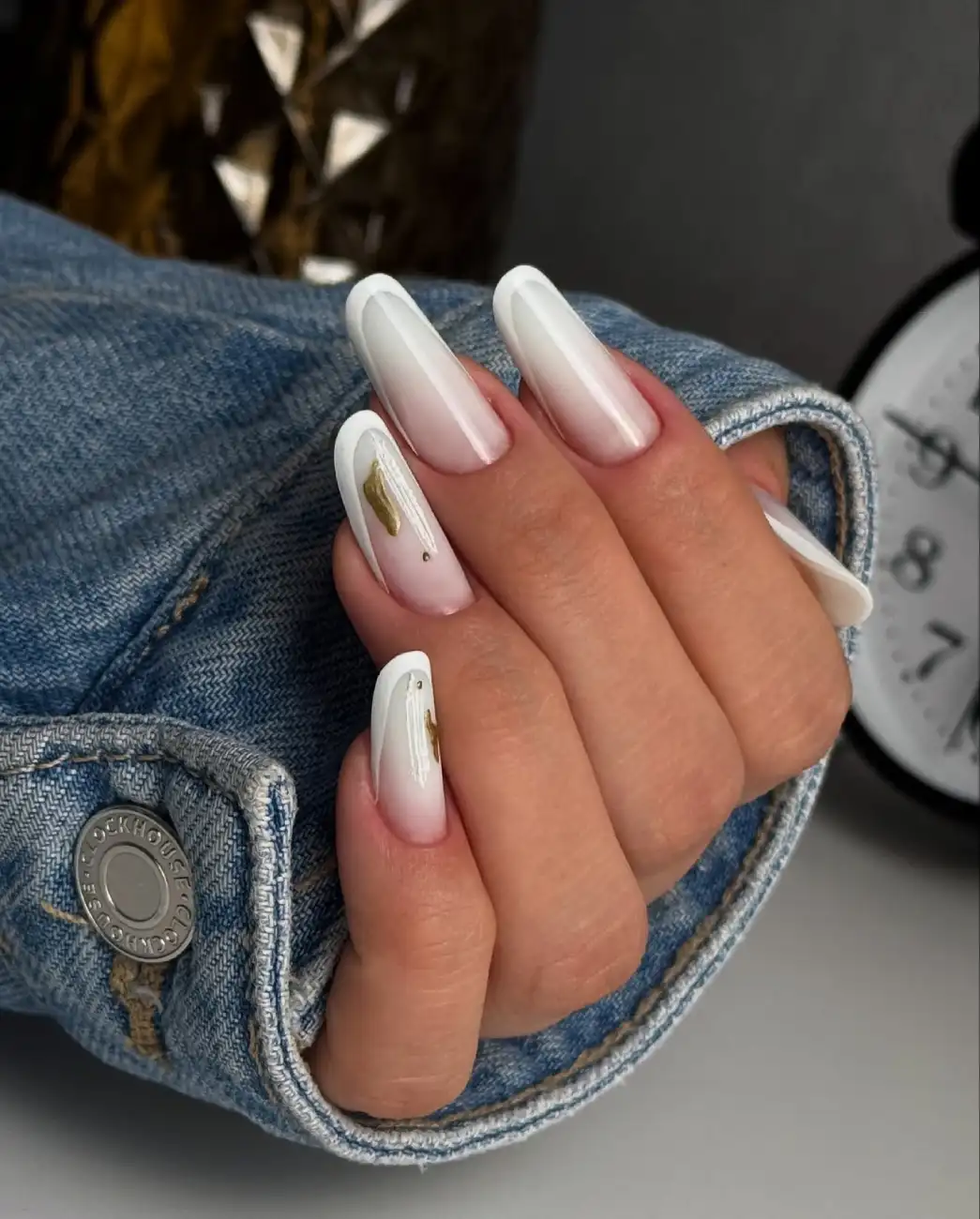 Milky Ombre With Gold Foil Thumbnail 2