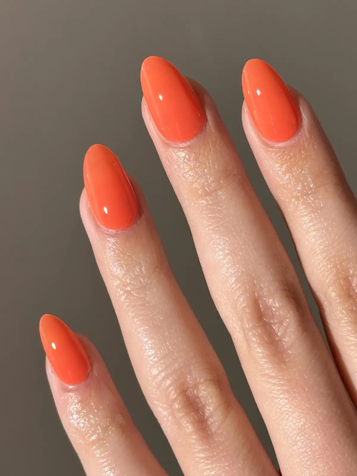 Papaya Orange Nails Main View