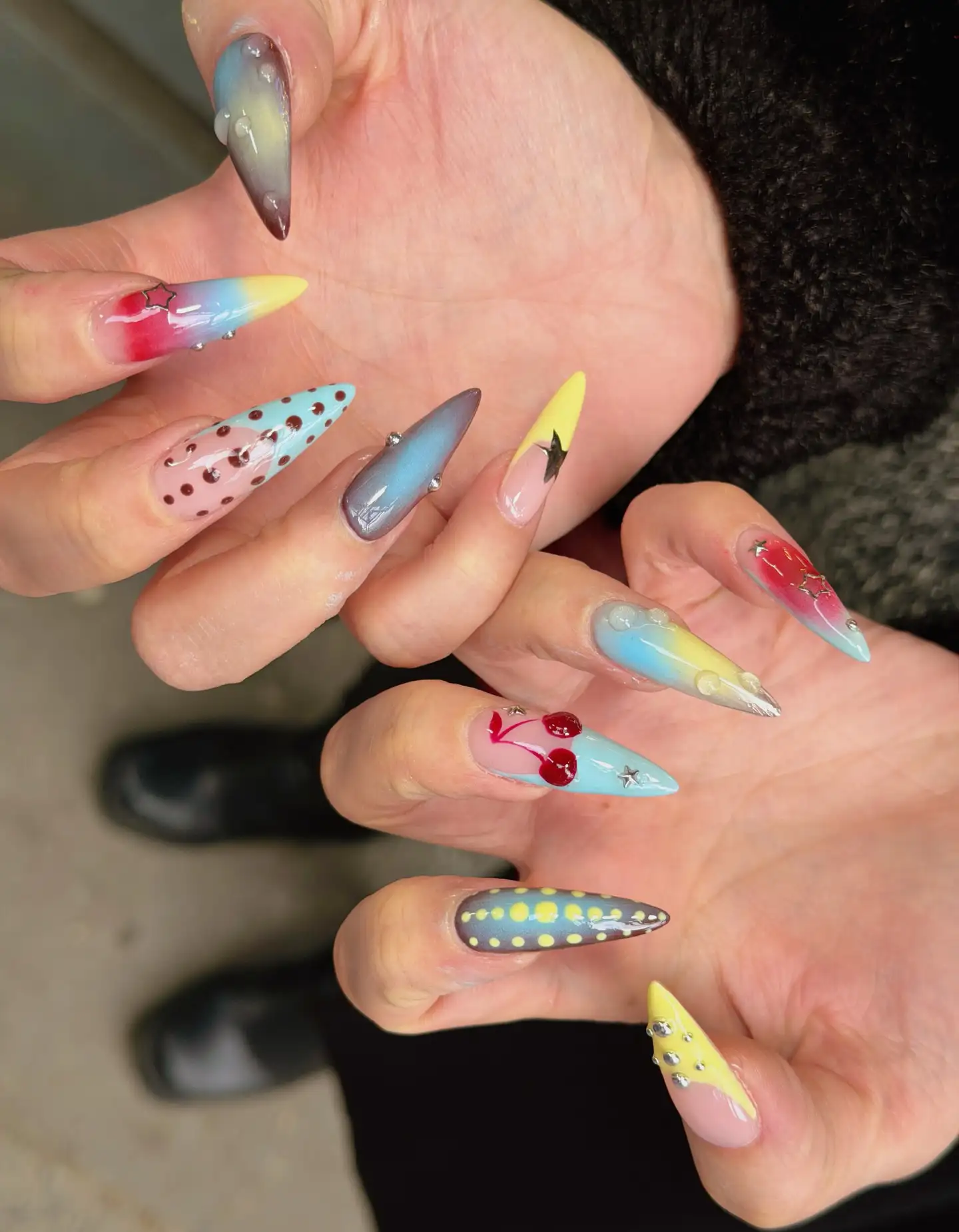Pastel Airbrush with Cherry Accents Thumbnail 4
