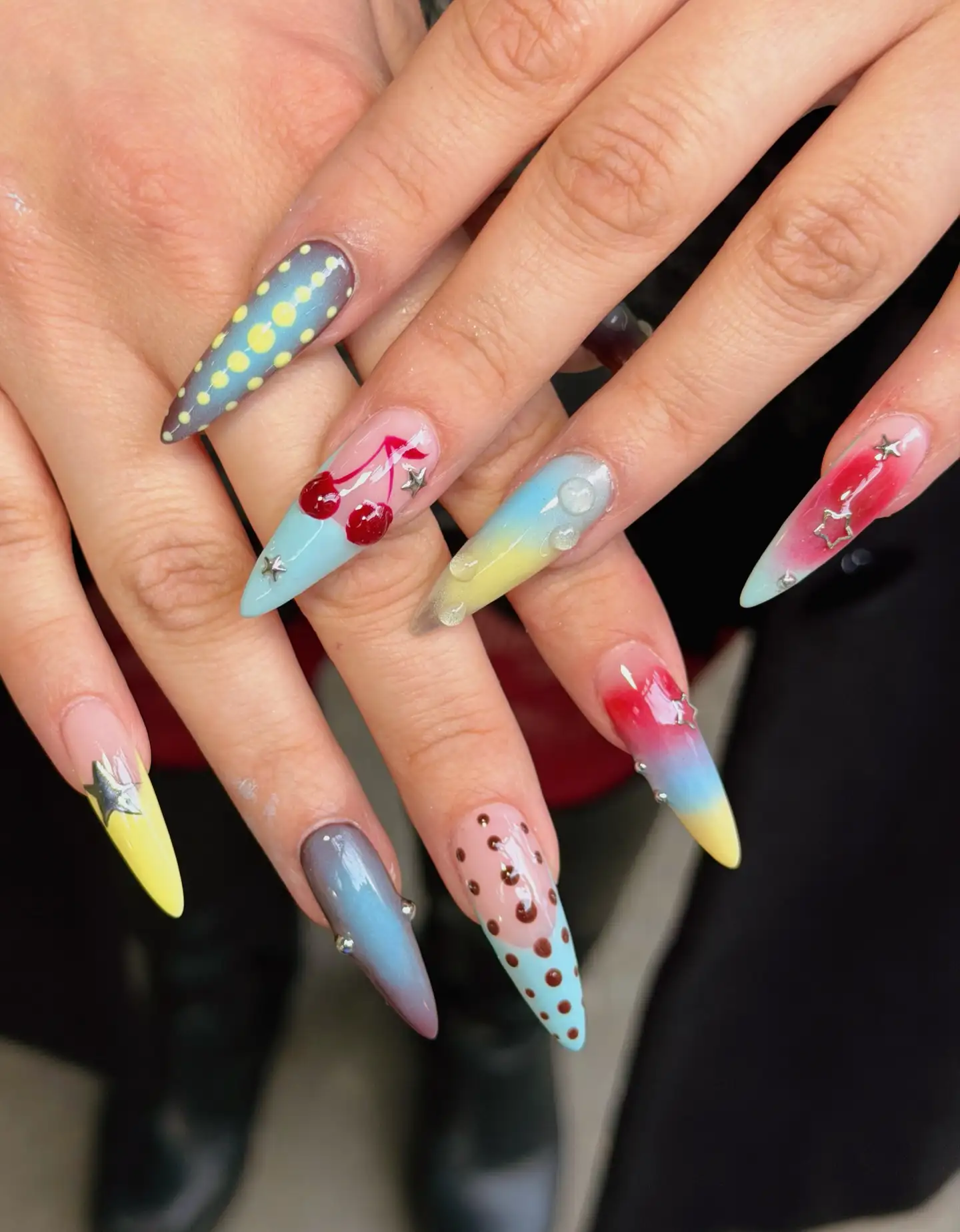 Pastel Airbrush with Cherry Accents Thumbnail 3