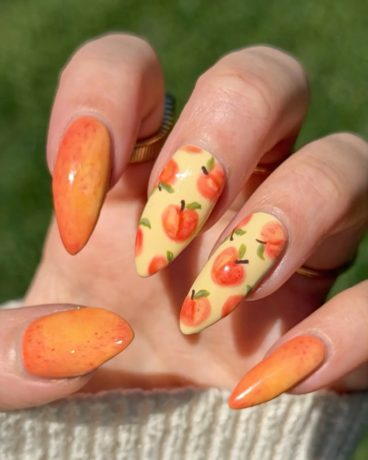 Peaches on Butter Yellow Thumbnail 9