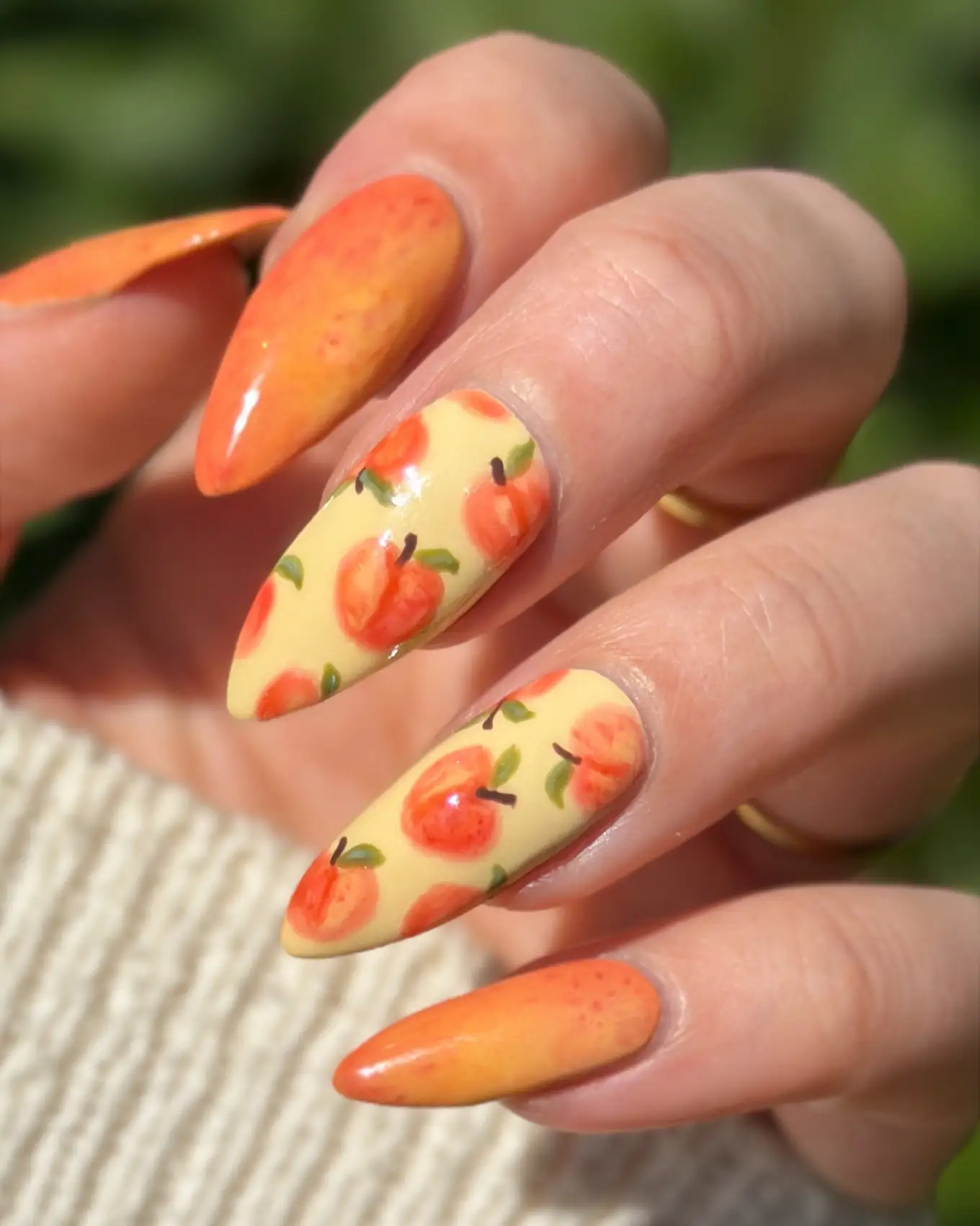 Peaches on Butter Yellow Thumbnail 3