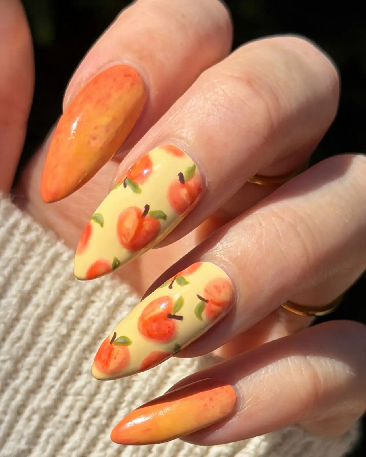 Peaches on Butter Yellow Thumbnail 10