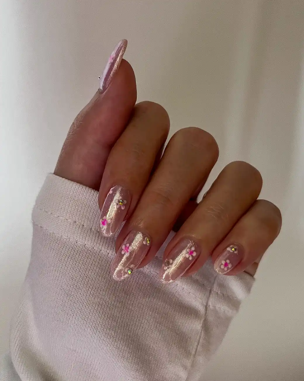 Pink Chrome And Glitter Combo Thumbnail 4