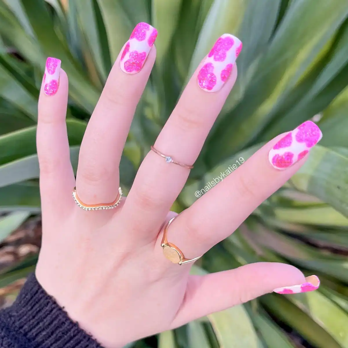 Pink Cow Print Thumbnail 2