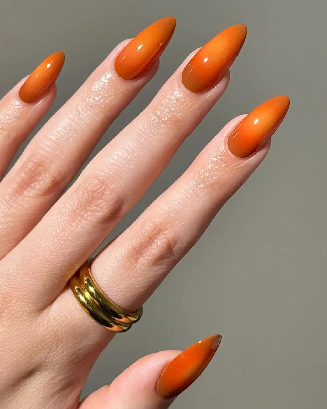 Pumpkin Spice Aura Nails Main View