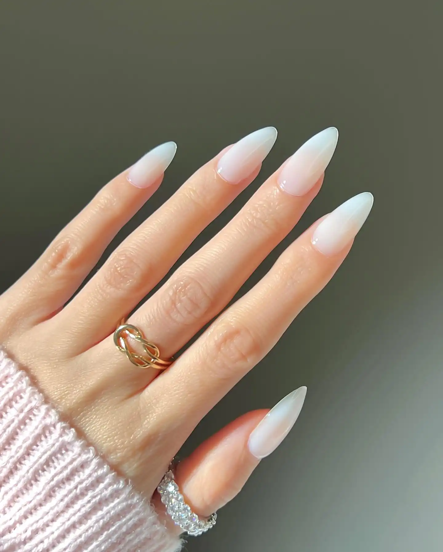 The Softest Milky Ombre Nails Main View