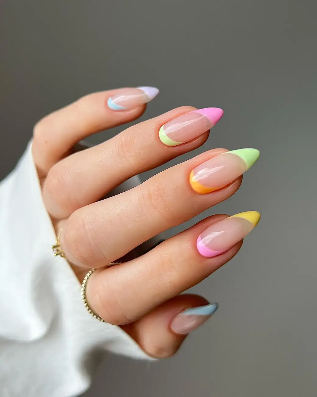 Two Color French Curved Split Thumbnail 2