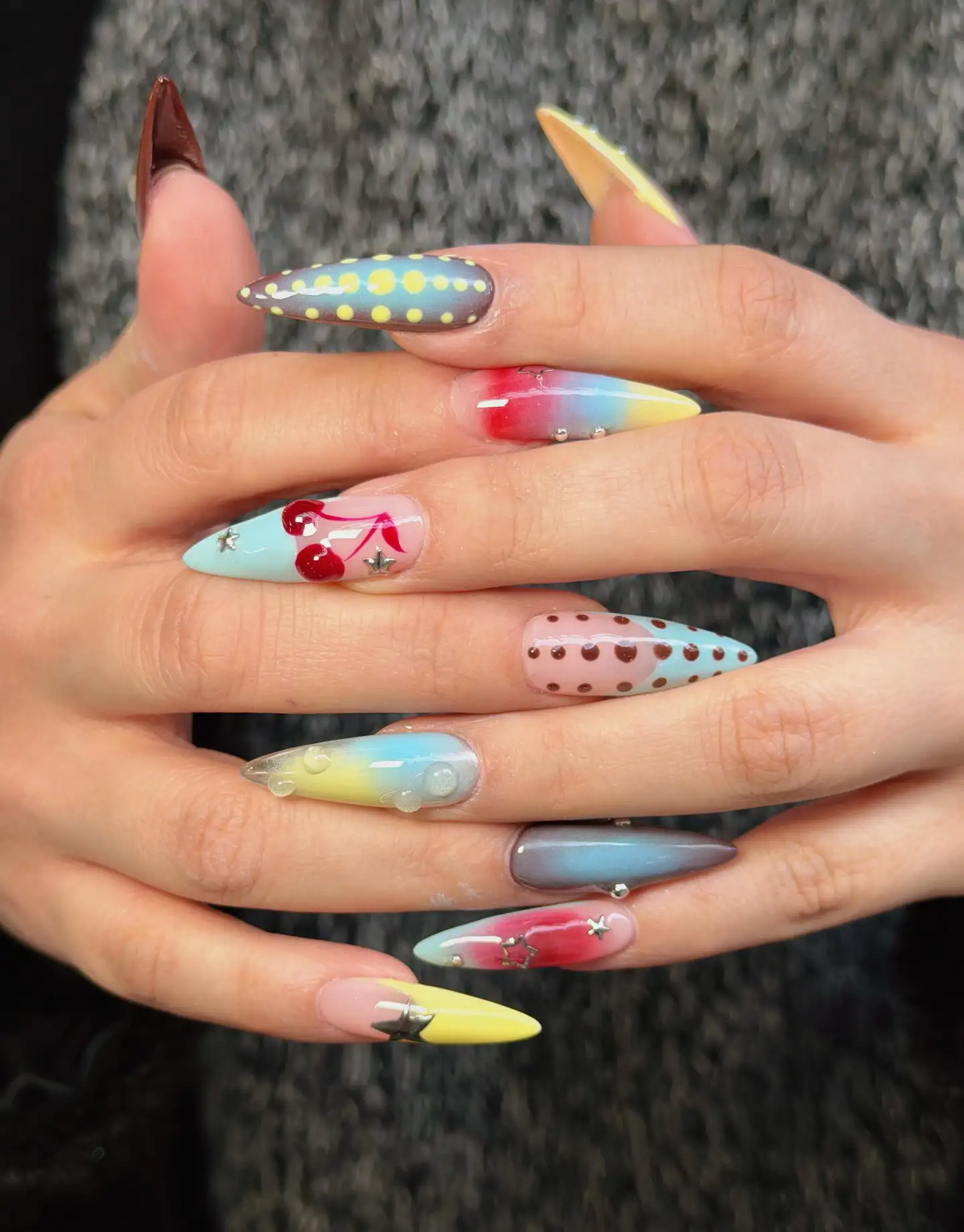 Pastel Airbrush with Cherry Accents Thumbnail 2