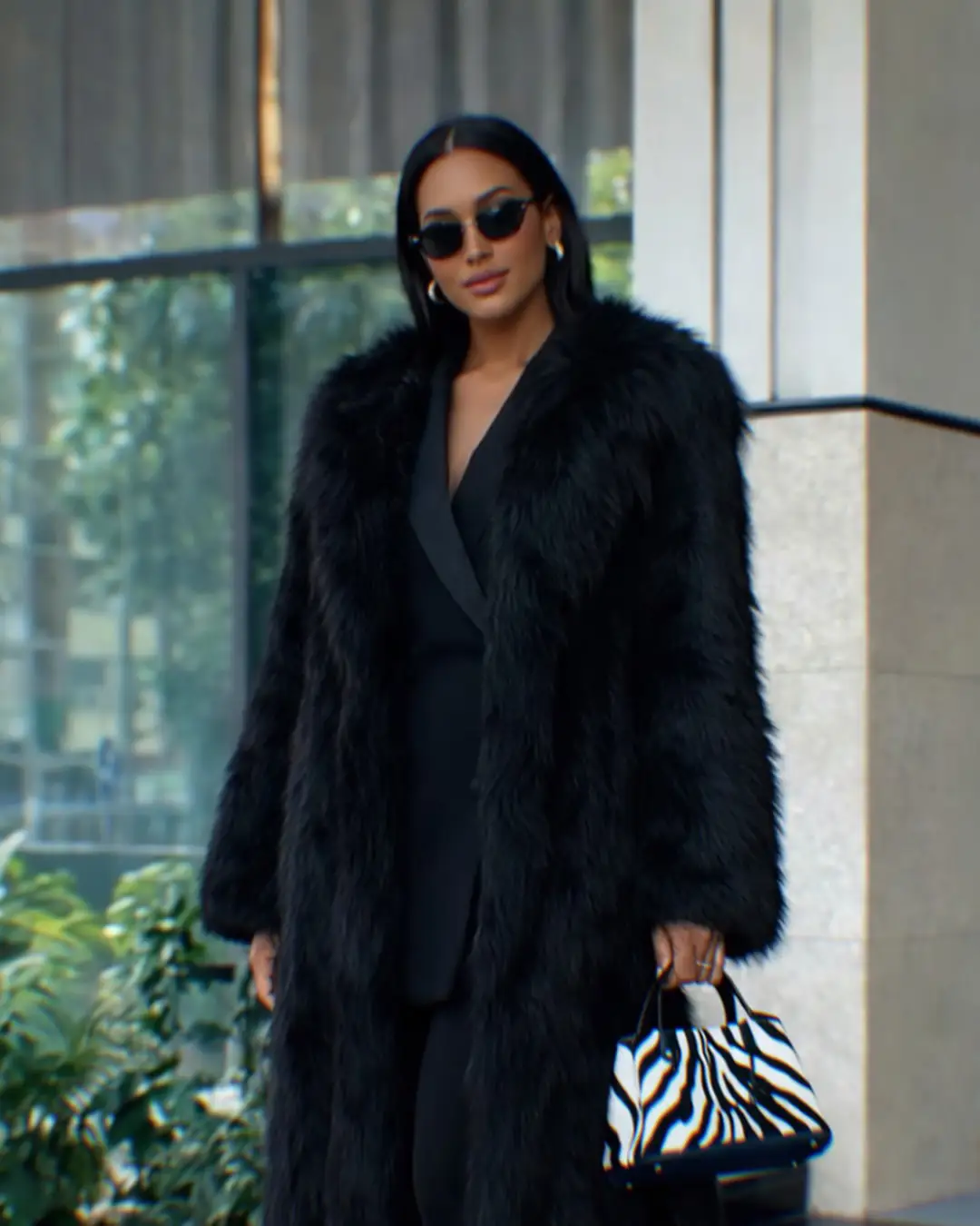 Stirrup Pants and a Zebra Bag Main View