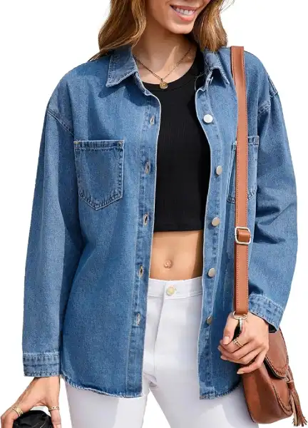 Oversized Denim Shirt