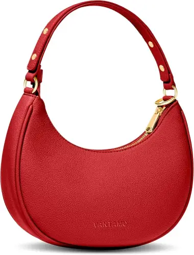 Structured Red Handbag