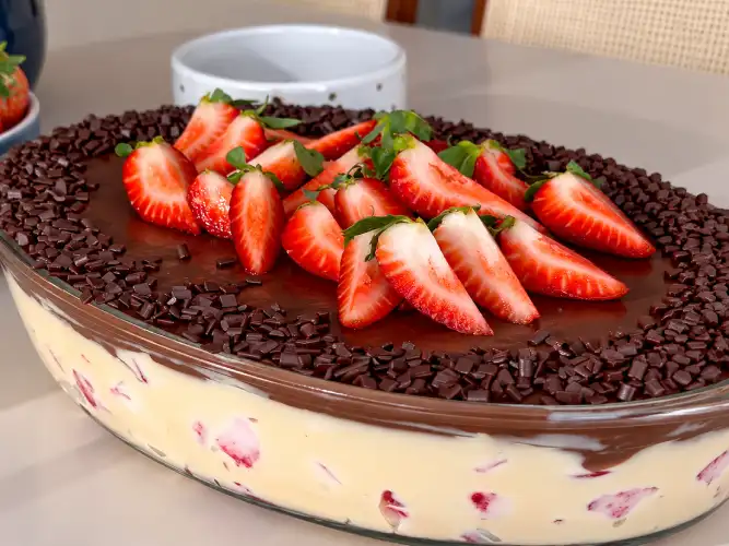 Brazilian Strawberry Bonbon Dessert