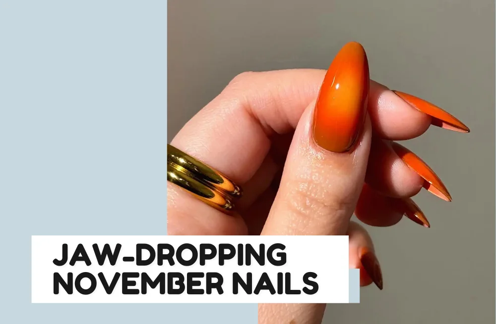 33 Sunset Nails That Bring Golden Hour to Your Fingertips