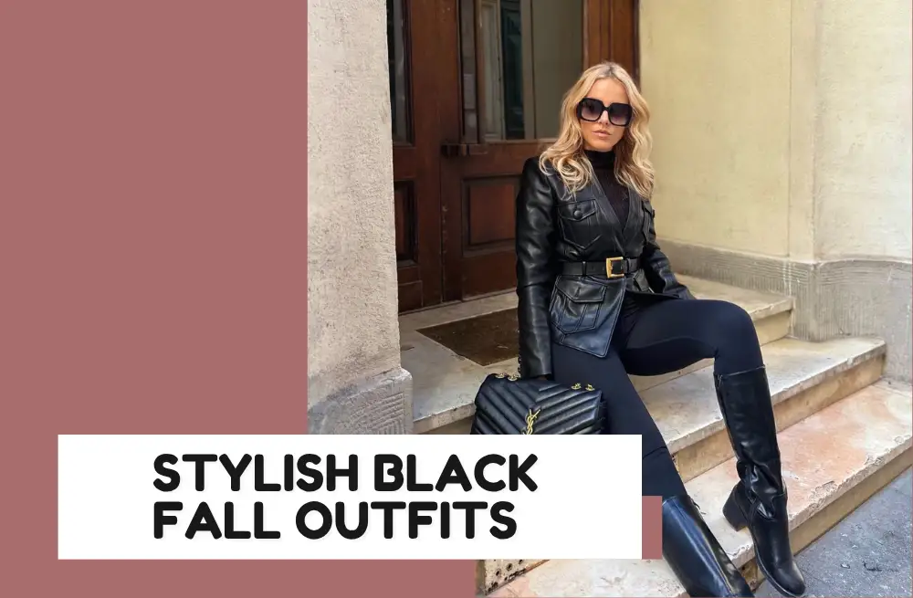 20 Black Fall Outfits With Coats, Boots, and a Few Clever Twists