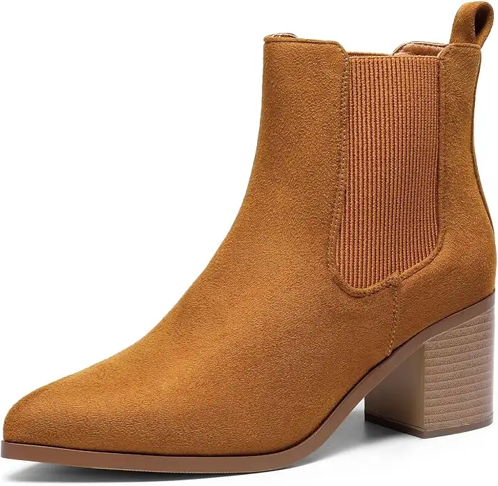Brown Suede Ankle Boots