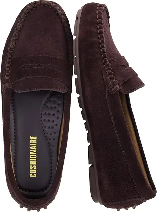 Brown Suede Loafers