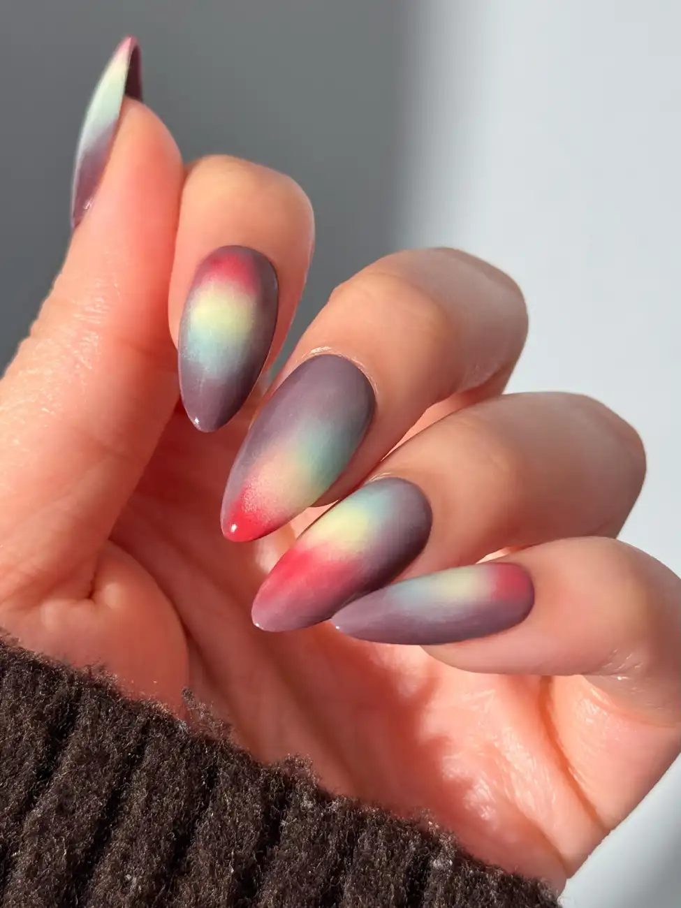 Colorful Fall Aura Nails - Inspiration 4