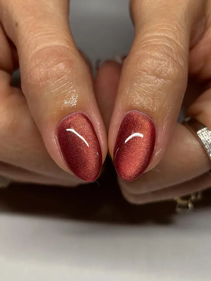 Cozy Sweater and Burgundy Fall Nails inspiration - Inspiration 2