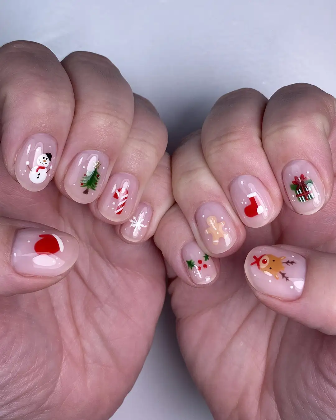 Cute Christmas nail inspiration, photo 4