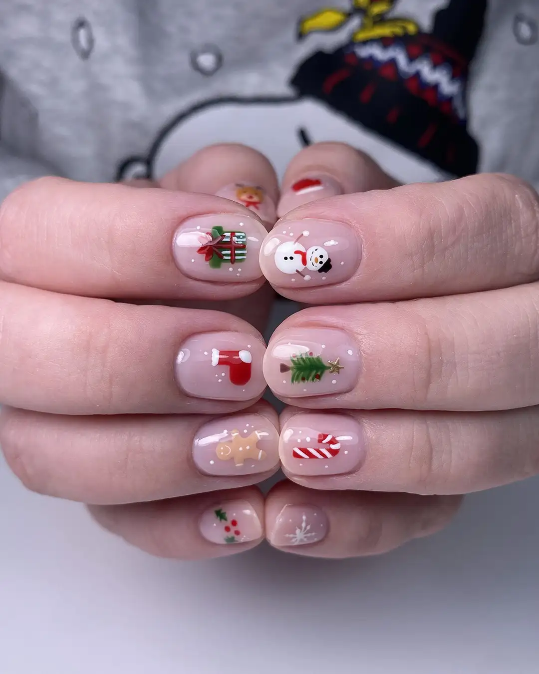 Cute Christmas nail inspiration, photo 5