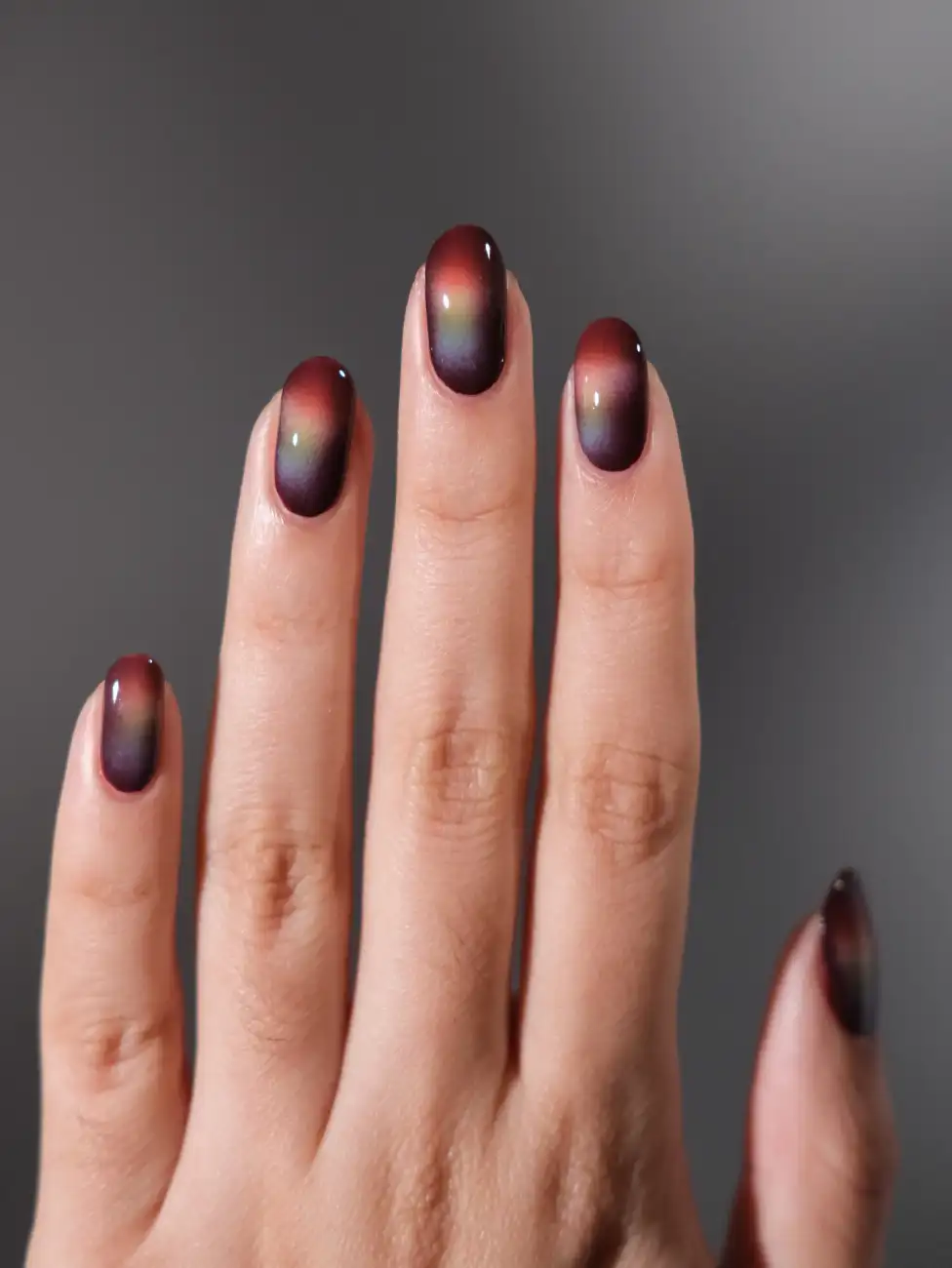 Moody Fall Aura Nails - Inspiration 1