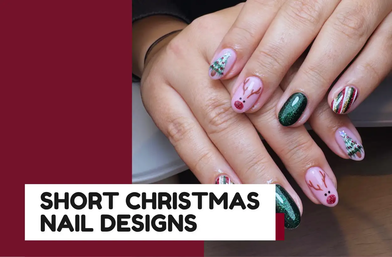 39+ Short Christmas Nail Designs for a Festive 2026 Look