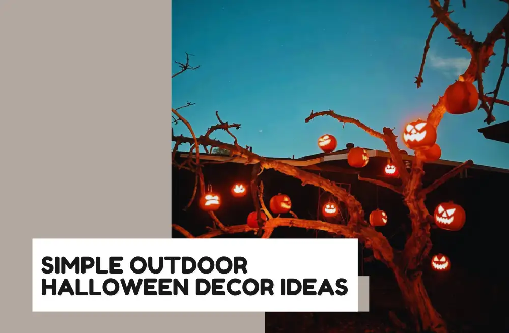 19 Simple Outdoor Halloween Decor Ideas for Your Porch and Yard