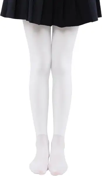 White Opaque Tights